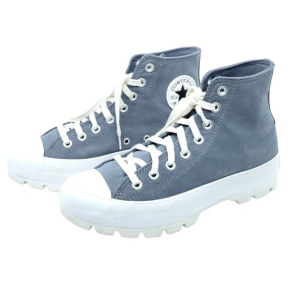 CONVERSE~Lugged Chuck Taylor Steel Blue Platform SHOES 571165C SIZE 39 8.5 US - Picture 1 of 6